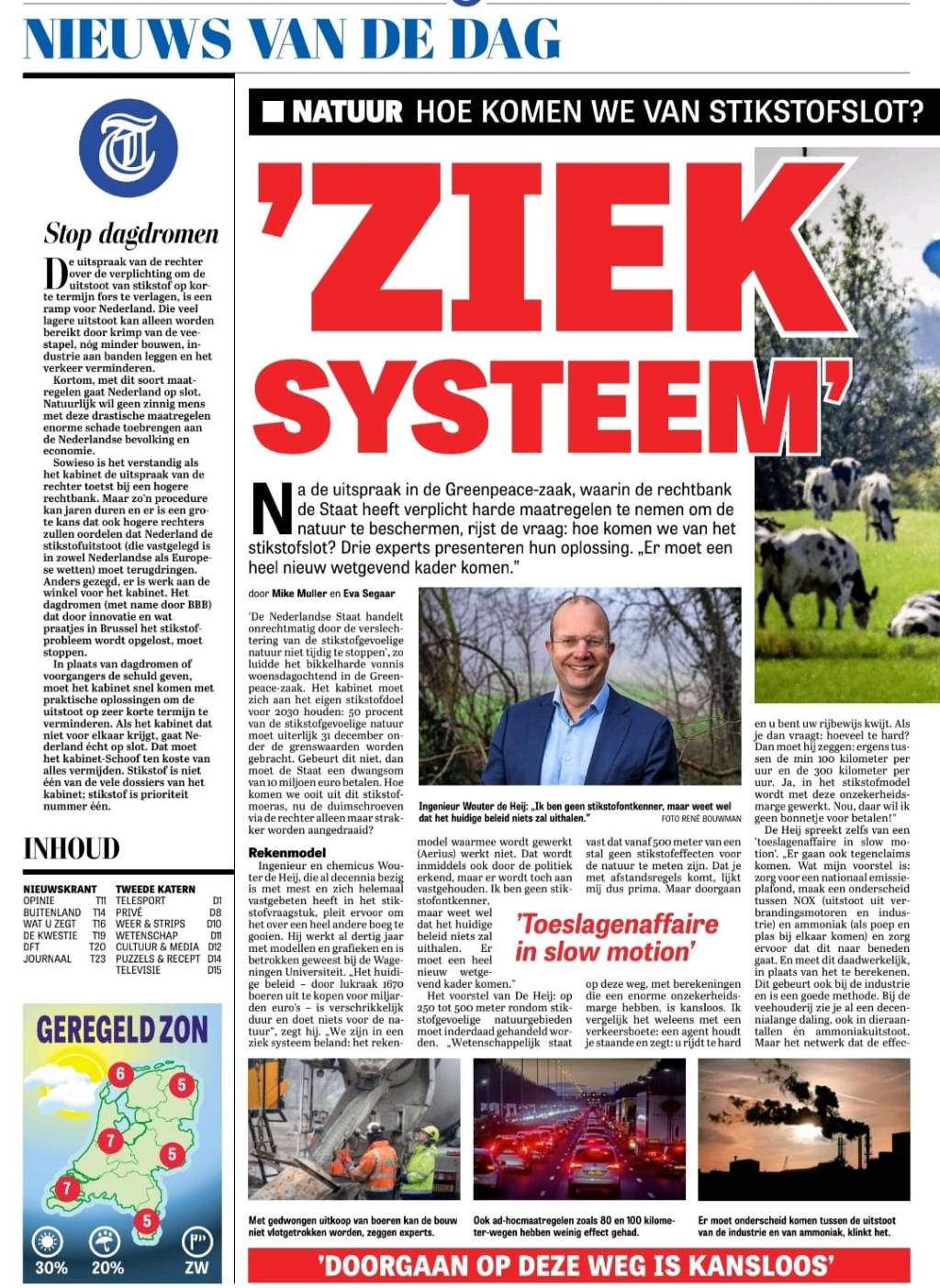 Nico Gerrits: Aerius is geen oplossing, natuurbeleid moet eenvoudiger en&nbsp;eerlijker