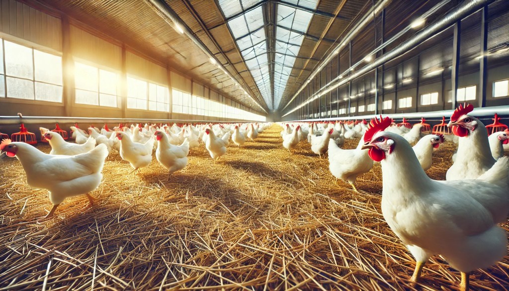 Duits Strooiseladditief ‘Improbed’ Vermindert Ammoniakuitstoot in&nbsp;Pluimveestallen